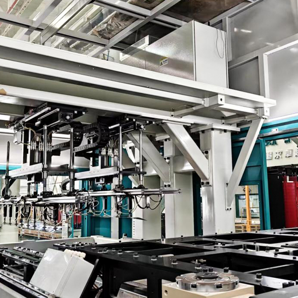 Dây chuyền sản xuất xếp chồng lõi biến áp nội tuyến tự động ZXD-440
